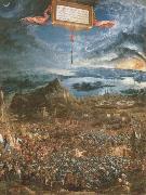 Albrecht Altdorfer the battle of lssus France oil painting artist